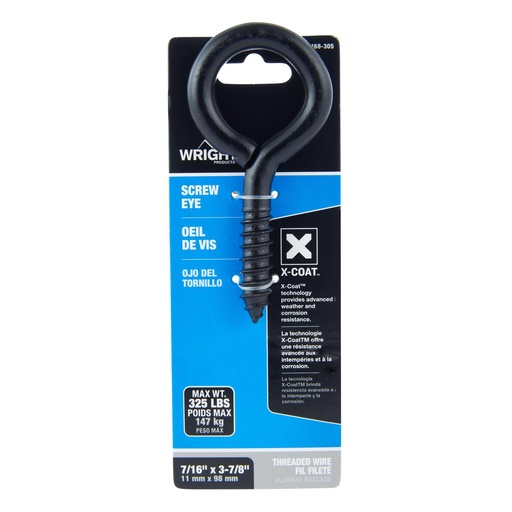 [5039545] SCREW EYE BK 7/16X3-7/8"
