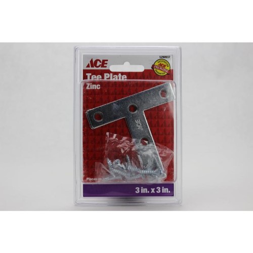 [5290937] TEE PLATE 3"X3" ZN CD/2