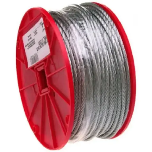 [5364930] Campbell 5/16 in. D X 200 Ft. L Galvanized Steel Aircraft Cable