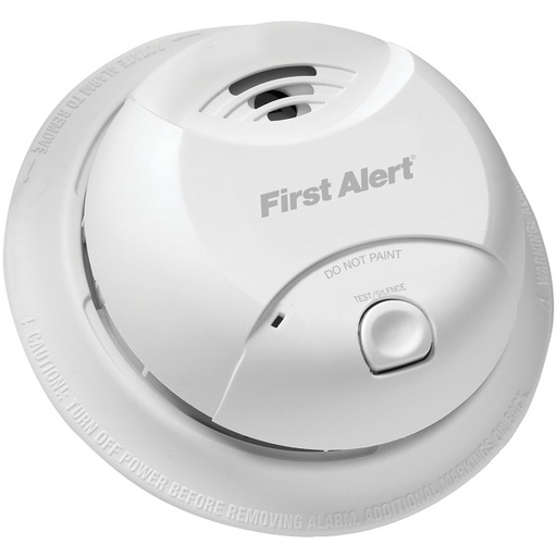 [5639844] First Alert 0827B Ionization Smoke Alarm with 10-Year Sealed Tamper-Proof Battery