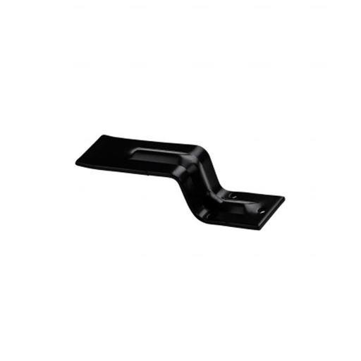 [5739677] National Hardware 6-5/16 in. L Gloss Black Hot Rolled Steel Open Bar Holder 1 Pk