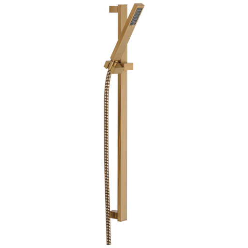 [57530-CZ] Delta 57530 1.75 GPM Vero Hand Shower Package - Includes Hand Shower Slide Bar Hose and Limited Lifetime Warranty Champagne Bronze Showers Hand