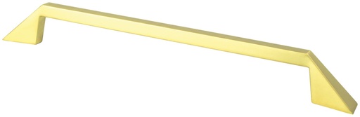 [6842020] Berenson 6065-1-C Art Tech - Right - 7-9/16 Inch Center to Center Handle Cabinet Handle / Drawer Pull by R. Christensen Soft Gold Cabinet Hardware