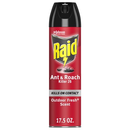 [70726] Raid 17.5 Oz Aerosol Spray Ant and Roach Killer - Outdoor Fresh