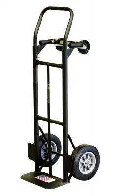 Flow Back Convertible Hand Truck 800 Lb Capacity with 10 Puncture Proof ...