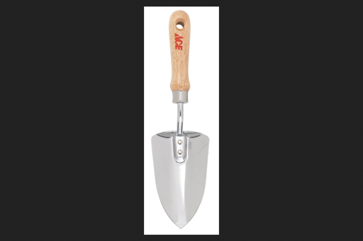[71187] Ace 12 in. Steel Hand Trowel Wood Handle