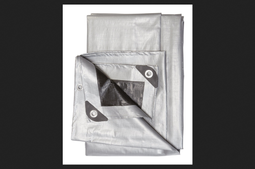 [7173115] Ace 16 Ft. W X 20 Ft. L Heavy Duty Polyethylene Tarp Black/Silver