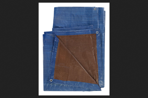 [73191] TARP POLY BLUE/BRN8X10