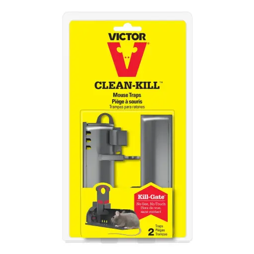 [7381569] Victor Clean-Kill Covered Animal Trap for Mice 2 Pk