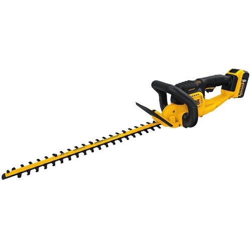 [7465537] Dewalt 20v Max Cordless Battery Powered Hedge Trimmer Kit with 1 5ah Battery & Charger