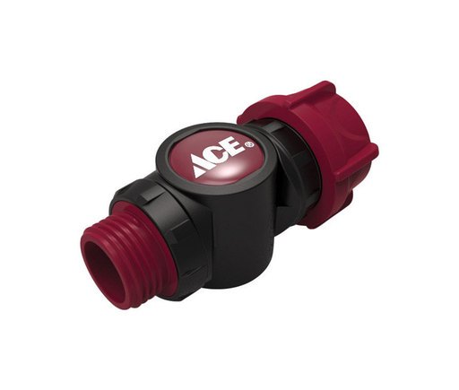 [7494289] Ace 5/8 in. Plastic Threaded Male/Female Swivel Hose Connector