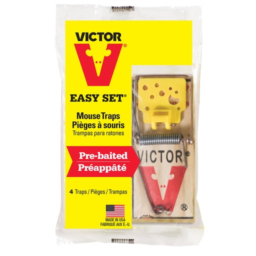[7567142] Victor Easy Set Mouse Trap - 4 Pk