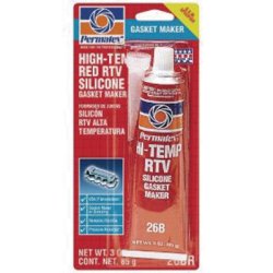 [8062242] Permatex High-Temp Red RTV Silicone Gasket Maker 3 Oz (81160)