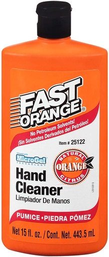 [8496754] Permatex Fast Orange Fine Pumice Lotion Hand Cleaner - 15oz - 25122