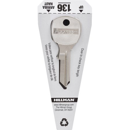 [87136] Hillman Traditional Key House/Office Key Blank 136 M11 Single for USPS Mailbox Locks