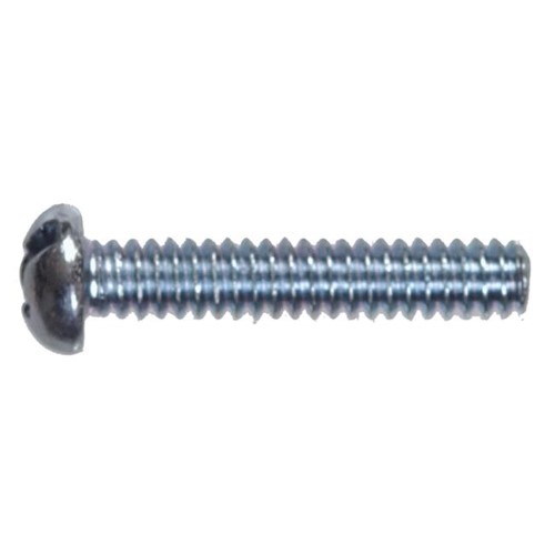 [90329] Hillman #10-32 X 3in Zinc Round Head Combination Machine Screw 100 Pack - HF90329