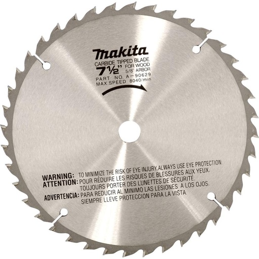 [A-90629] MAKITA DISCO MADERA 40T  7-1/2