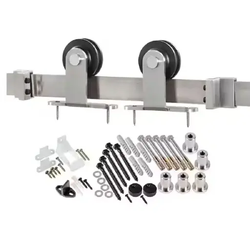 [BD101K09600-SS] BARNDOOR KIT TOP STRAP SS 8'