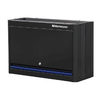 [BKMG30201WC] Steel 1-Shelf Wall Mounted Garage Cabinet in Charcoal Gray (30 in W X 20 in H X 12 in D)