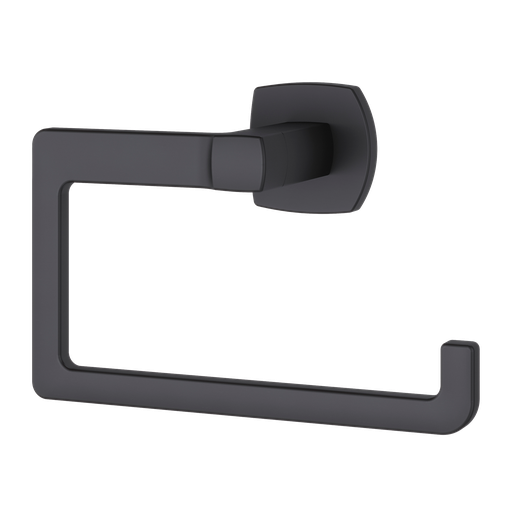 [BRB-DA1B] Pfister BRB-DA1 Deckard 7" Wide Wall Mounted Towel Ring Matte Black Bathroom Hardware and Accessories Bathroom Hardware Towel Rings