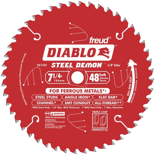 [D0748F] FREUD DISCO  METAL  7-1/4X48