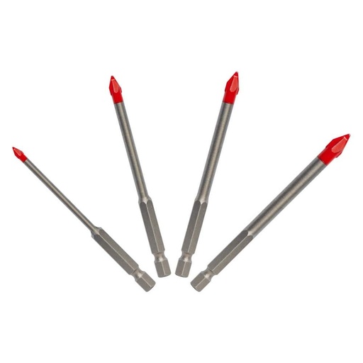 [DMANSP1070S] Diablo 3-1/2 in. L Carbide Tipped Tile and Stone Drill Bit Set Hex Shank 5 Pc