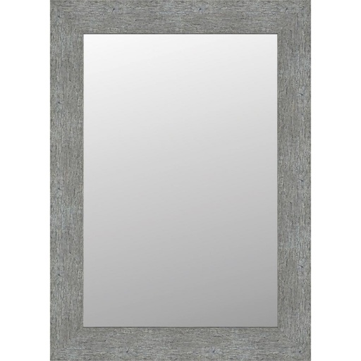 [DO01] 24 in. W X 36 in. H Rectangular Framed Wall Mounted Bathroom Vanity Mirror in Reclaimed Wood Grey