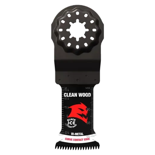 [DOS125JBW3] Diablo Starlock 1-1/4 in. W Bi-Metal Curved Contact Edge Oscillating Blade Clean Wood 3 Pk