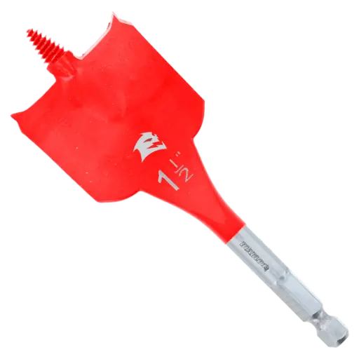 [DSP1090] Diablo 1-1/2 in. X 4 in. L High Speed Steel Clean Wood Spade Bit Hex Shank 1 Pk