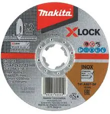 [E00474] X-LOCK 5 in. X 0.045 in. X 7/8 in. 60-Grit General Purpose Thin Cut‑Off Wheel for Metal and Stainless Steel Cutting