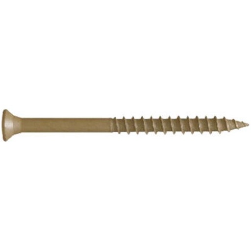 [FMGD312350] FastenMaster GuardDog No. 10 X 3-1/2 in. L Gold Phillips/Square Bugle Head Deck Screws 350 Pk
