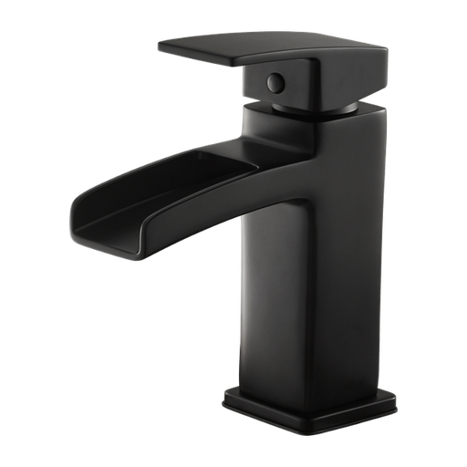 [LG42-DF0B] Pfister LG42-DF0 Kenzo 1.2 GPM Single Hole Bathroom Faucet with Metal Pop-up Assembly Black Faucet Bathroom Sink Faucets Single Handle