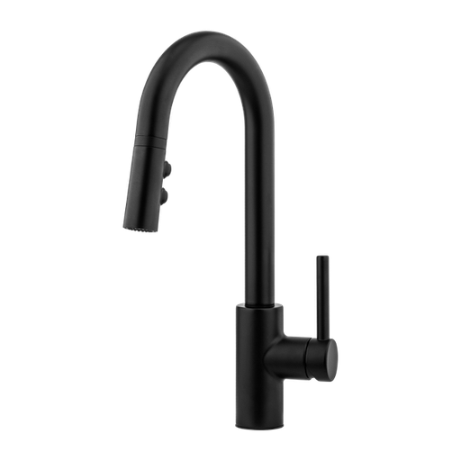 [LG572-SAB] Pfister LG572-SA Stellen 1.8 GPM Single Hole Pull Down Bar Faucet with Pforever Seal - Includes Escutcheon Matte Black Faucet Bar Single Handle