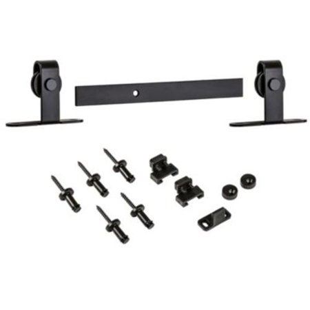 [N186900] National Hardware - 940 Cabinet Sliding Door Mini Kit Top Mount - Oil Rubbed Bronze