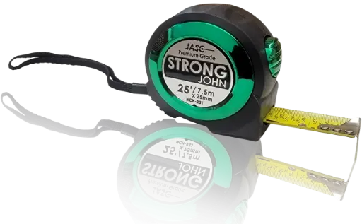 [NCH-251] STRONG J TAPE MEASURE 1X25' GREE
