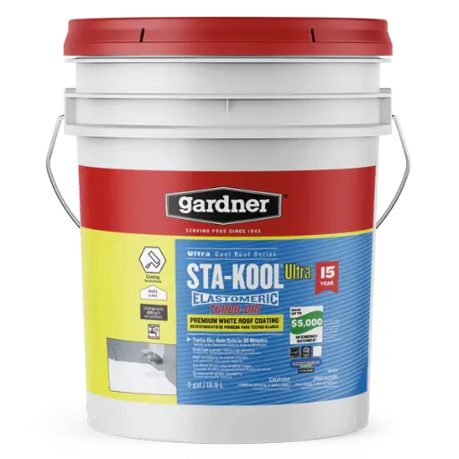 [SK-8015] 5 Gal. Sta-Kool Premium Turbo-Dri White Roof Coating
