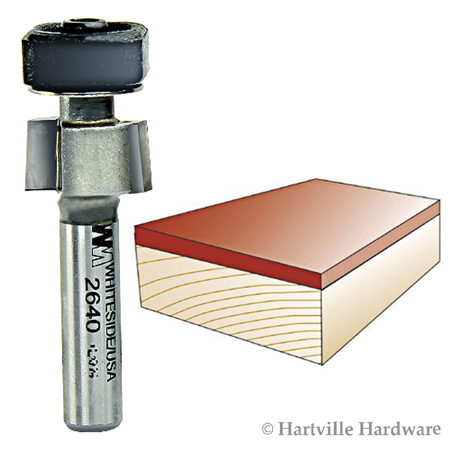 [003.76.101] Whiteside Router Bits 2640 Laminate Trim Bit with Square Bearing