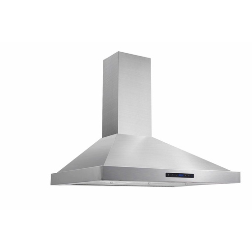 [1003991729] 36 in. W Convertible Wall Mount Range Hood with 2 Charcoal Filters in Stainless Steel