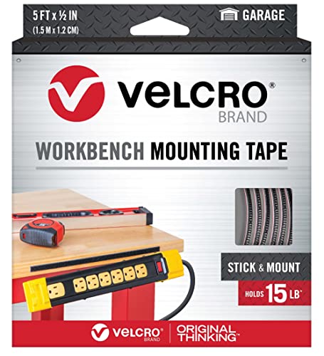 [1026656] VELCRO Brand Workbench Mounting Tape Large Foam Workbench Mounting Tape 60 in. L 1 Pk