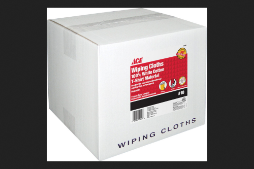 [10447] ACE WHITE T-SHIRT RAGS 8 LBS.