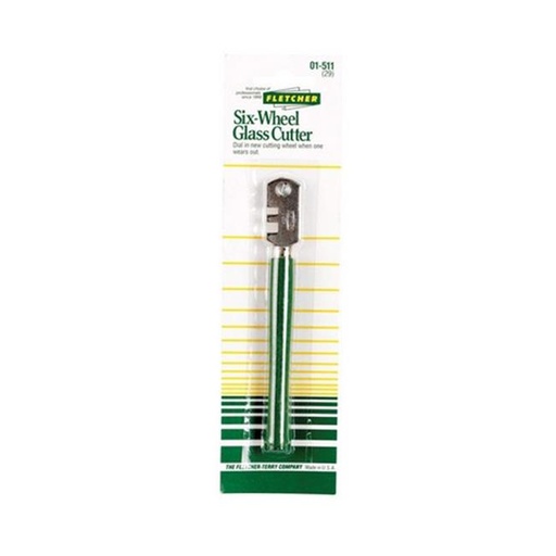 [11180] Fletcher-Terry 4 in. Fixed Blade Glass Cutter Green 1 Pk