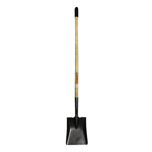 [115280] Howard Berger ESSPLH 48 in. Wooden Handle Steel Head Square Point Shovel