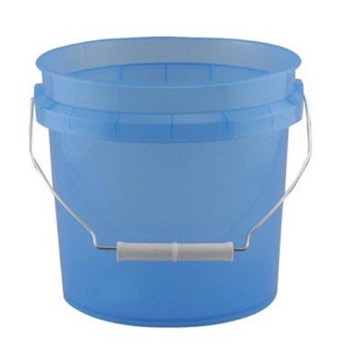 [1219955] PLASTIC PAIL 1G TRNS BLU