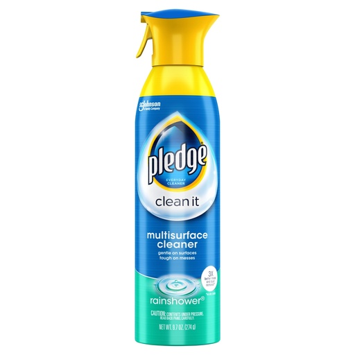 [1370311] Pledge 72416 9.7 Oz Rainshower Scent Multi Surface Spray Cleaner
