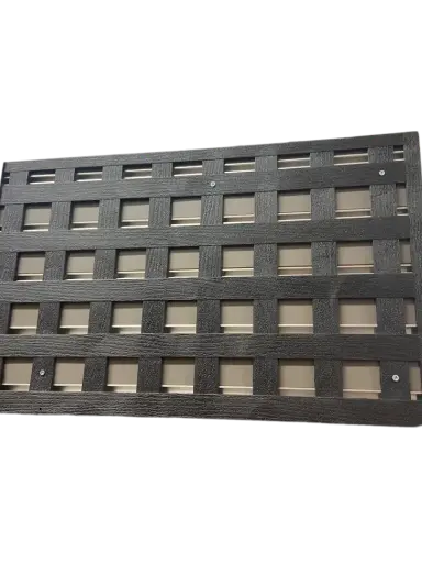 [140001251] PANEL LAT. PVC CUAD. 4X8 BLACK