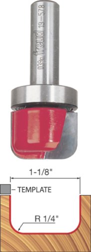 [19578F] Freud 1/4 in. Radius Dish Carving Bit with 1/2 in. Shank - 19-578