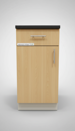 [1DB1P12-4-HA] GAB. 1-GAVETA.1-PUERTA 12" HAYA