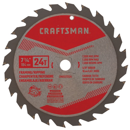 [2004113] CM CIRC BLD7-1/4"24T 1PK