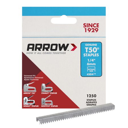 [20361] ARROW STAPLES 1/4  T50 #504