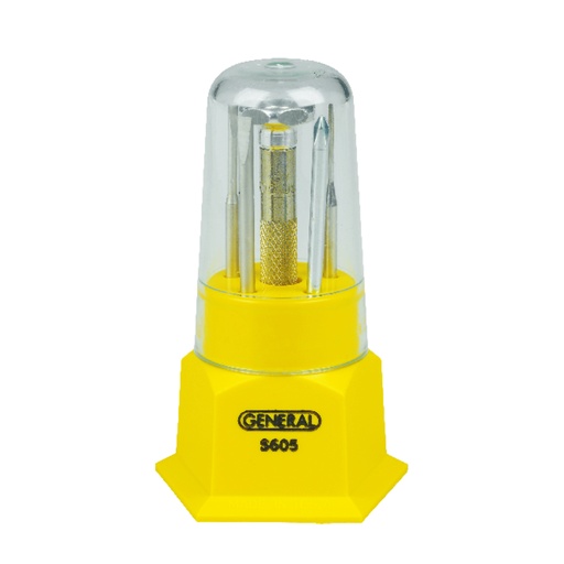 [20626] General Multi-Blade Precision Screwdriver Set 5 Pc
